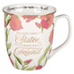 Ceramic Mug: Sister, Always a Friend Prov. 27:9, Pink, Comes in a Corrugated Box