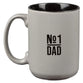 Ceramic Mug: Strong & Courageous Josh. 1:9, Gray, Comes in a Corrugated Box