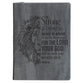 Padfolio: Be Strong and Courageous Josh. 1:9, Black