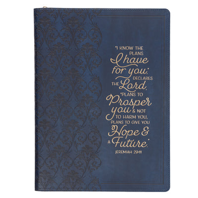 Padfolio: I Know the Plans Jer. 29:11, Navy