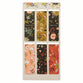 Magnetic Bookmark Set: Warm Florals
