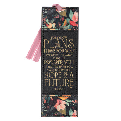 Bookmark: Black I Know the Plans Jer. 29:11
