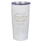 Tumbler Stainless Steel: Everything Beautiful Ecc. 3:11, Ivory, Comes in a Corrugated Box