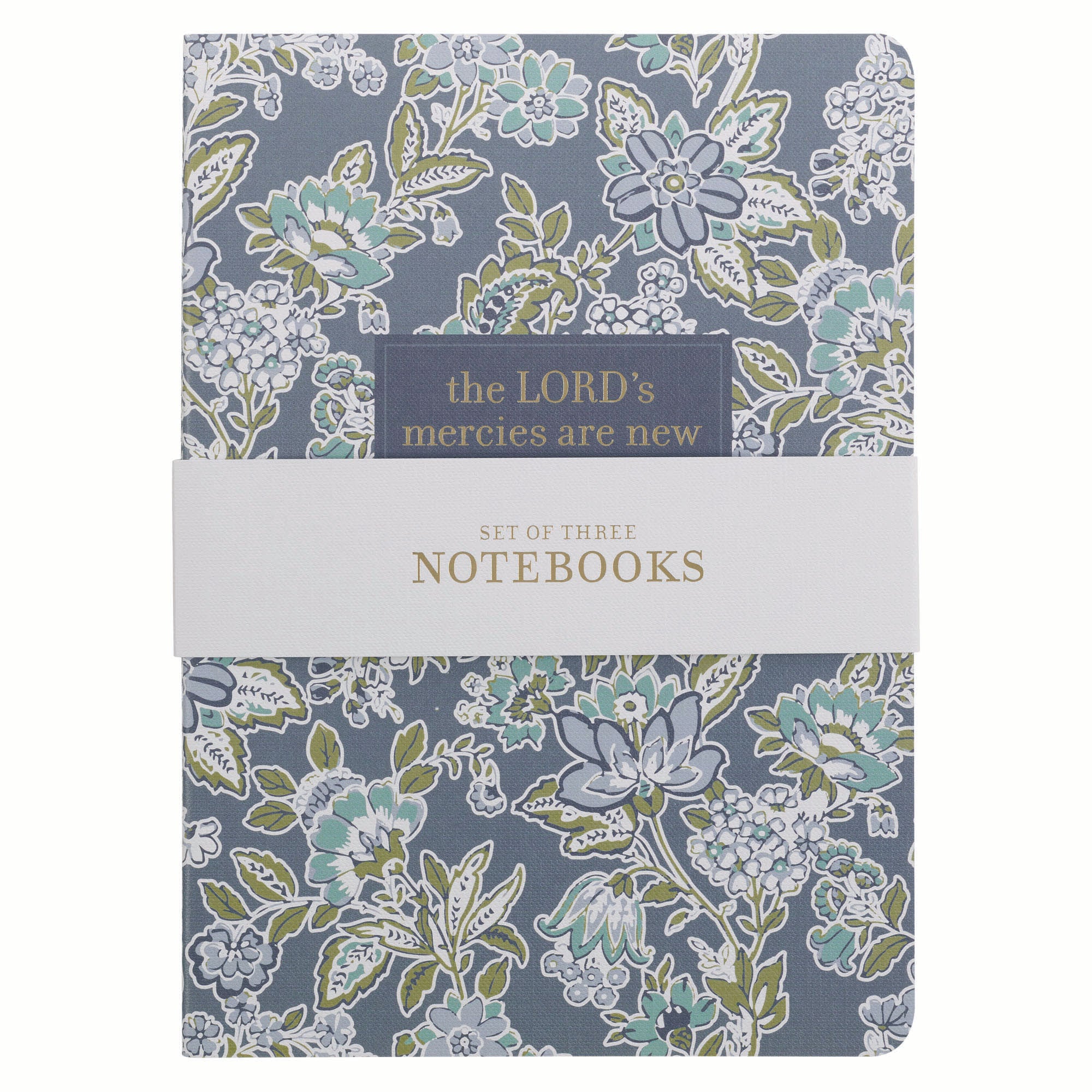 Notebook, Large (Set of 3): New Mercies Lam. 3:22-23