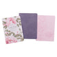 Notebook (Set of 3): Noble Things, Prov. 31:29 (Pink Peony Collection)