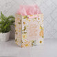 Gift Bag Large: Strength & Dignity (Prov. 31:25) Floral (Margo Collection)