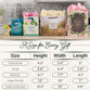 Gift Bag Large: Grace (Eph. 2:8) Blue (Checkered Floral Collection)