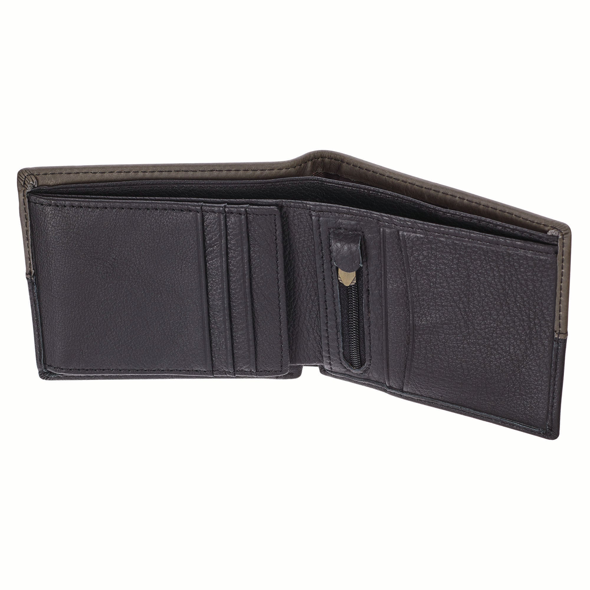 Wallet Leather: Be Strong (Josh. 1:9) Lion, Black, RFID blocking