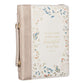 Bible Cover Medium: Everything Beautiful (Ecc. 3:11), Everything Beautiful Cream Floral Collection