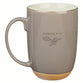 Ceramic Mug (444 ml): All Things for Good (Romans 8:28) taupe, foil accents (White Magnolia Collection)