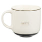 Ceramic Mug (414 ml): Wherever You Go Josh. 1:9, White/Black bottom, Foil accents