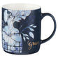 Ceramic Mugs (Set Of 4) 414ml: Faith Hope Love (Blue Checkered Floral Collection)