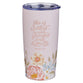 Stainless Steel Mug (532 ml): Strength & Dignity (Prov. 31:25), Pink (Margo Collection)