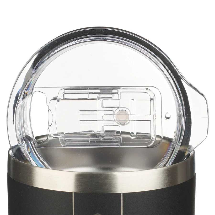 Tumbler Stainless Steel (532 ml): I Know the Plans (Jer. 29:11), Black (The Plans Charcoal Collection)