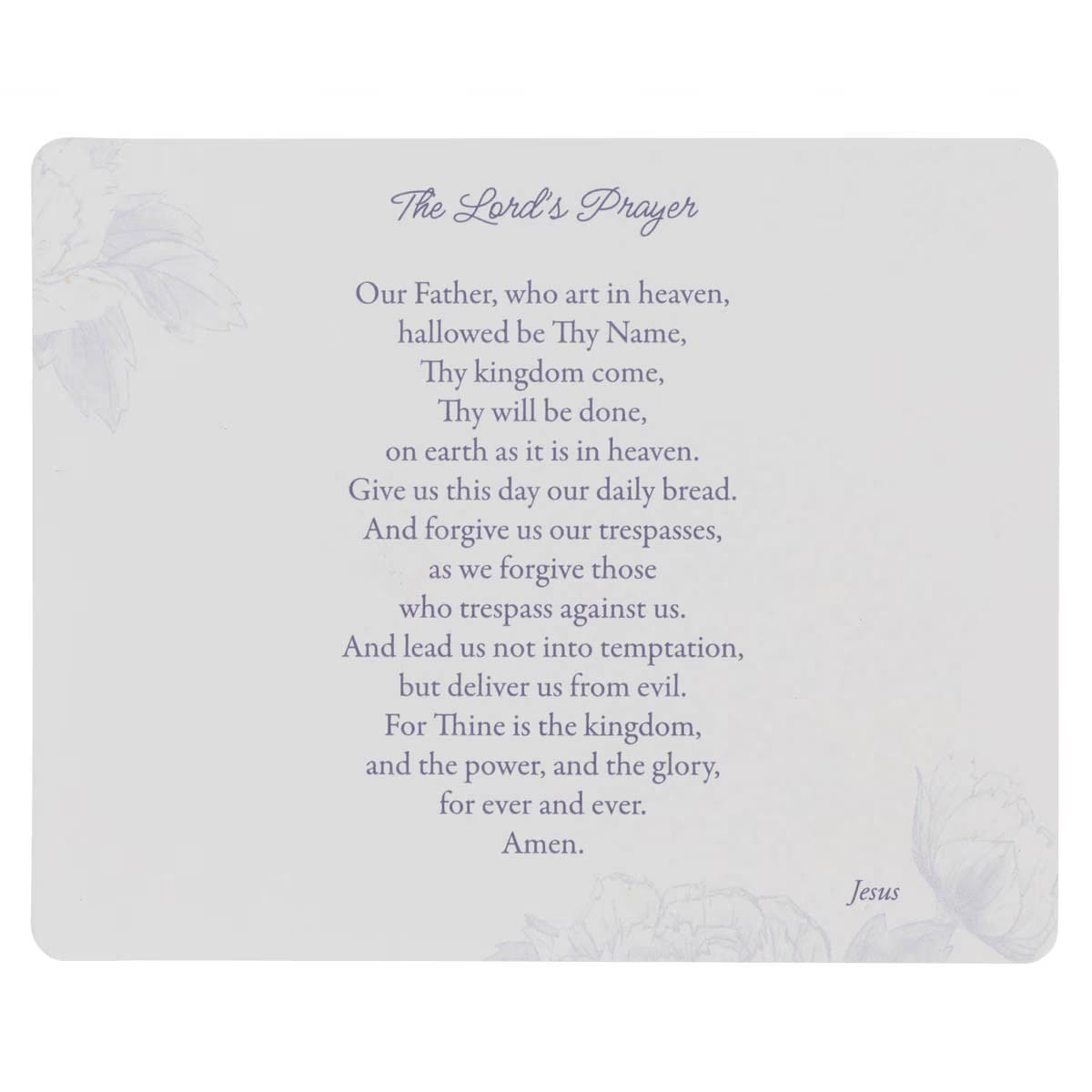Prayer Cards in a Tin: My Prayers (Hebrews 10:23) Blue Floral, 50 Double-Sided Cards