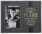 Photo Frame: For I Know the Plans I Have For You (Jer 29:11) Faux leather (The Plans Charcoal Collection)