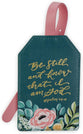 Luggage Tag: Be Still (Ps. 46:10) Teal (Ally Collection)