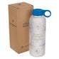 Water Bottle, Glass (562 ml): Strength & Dignity, Prov. 31:25, Blue easy-carry handle