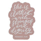 Die-Cut Magnet: Strength & Dignity (Proverbs 31:25) Margo Collection