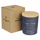 Glass Candle with Bamboo Lid: Blue Noble Things Prov. 3129