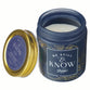 Candle in a Glass Jar with Metal Lid: Be Still & Know (Psalm 46:10), Navy, Nordic Seaside Scent (Serene Roses Collection)