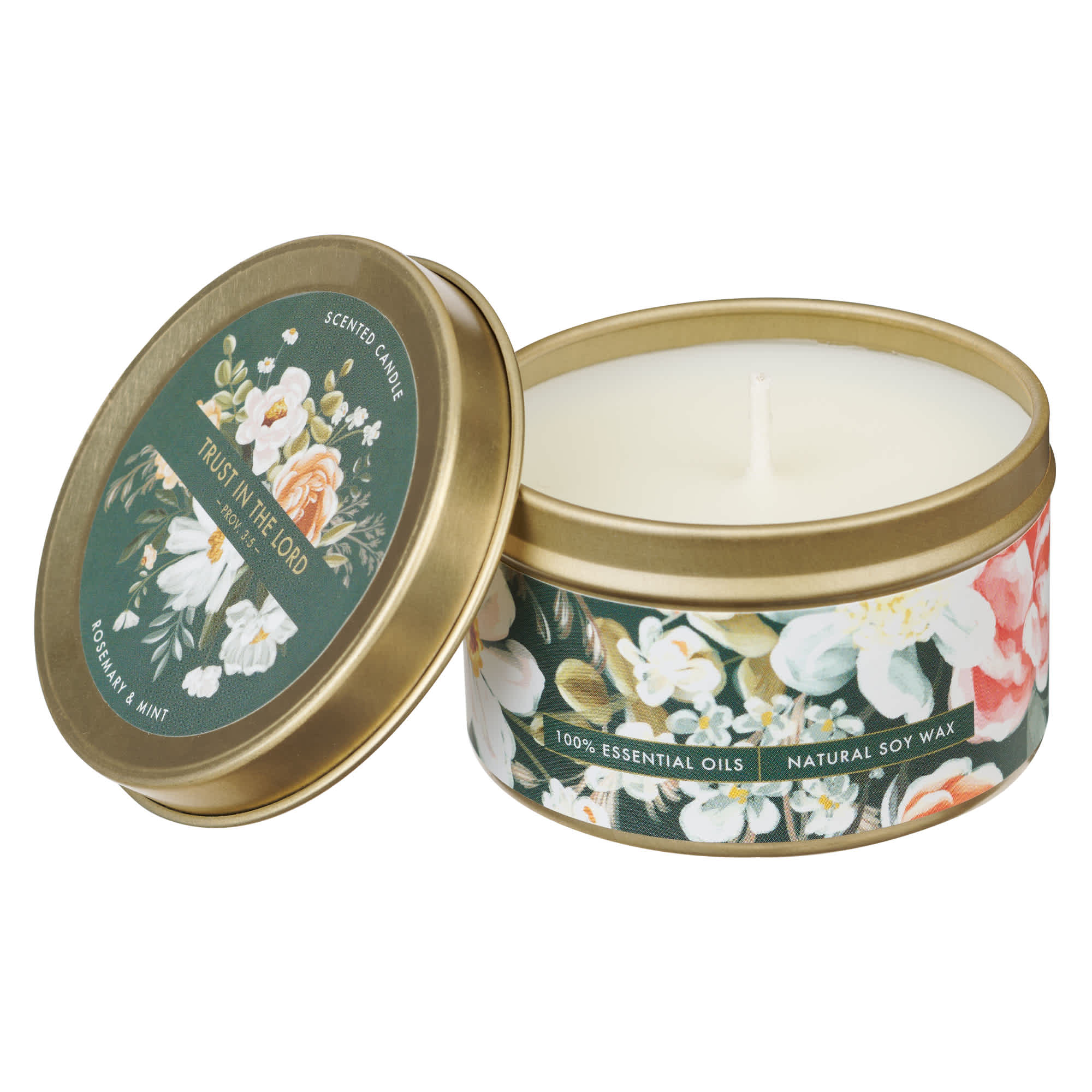 Candle Tin: Rosemary & Mint