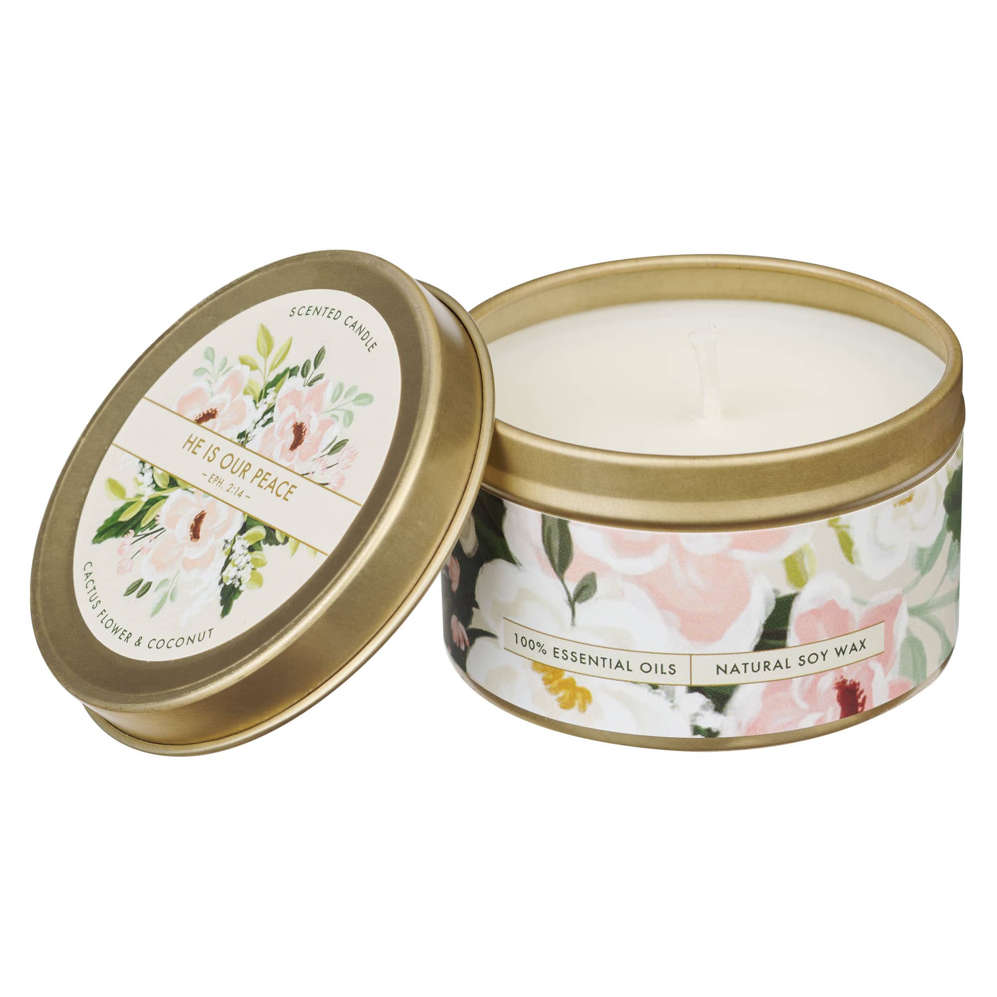 Candle Tin: Catus Flower & Coconut