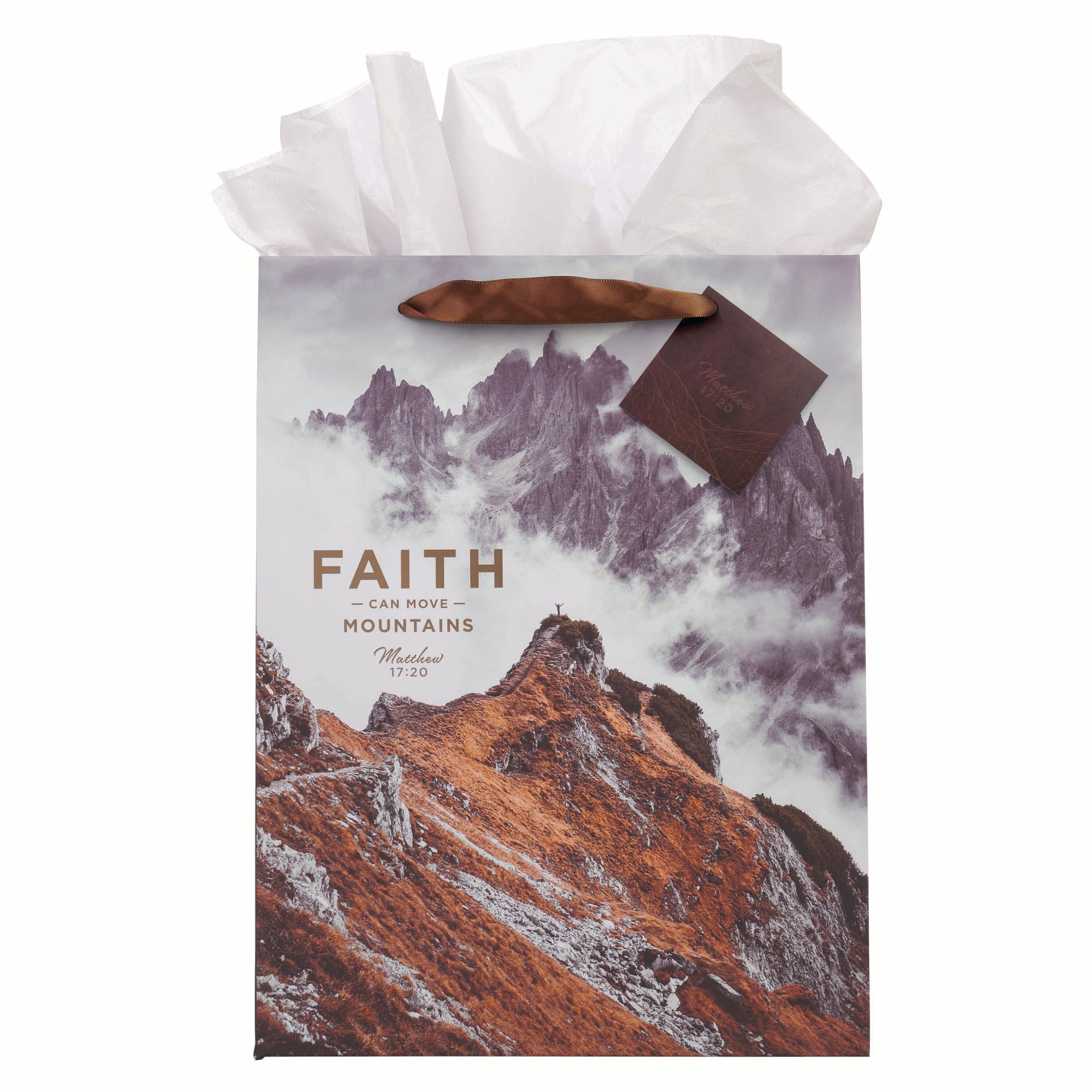 Gift Bag, Large: Faith Mountains