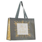 Christmas Reusable Tote Bag: Joy to the World, Pine Green