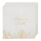 Christmas Paper Napkin (Set of 12): Peace on Earth, Golden Pine
