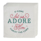 Christmas Paper Napkin (Set of 12): Come Let Us Adore Him