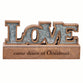 ChristmasTabletop Lighted Sign: LOVE