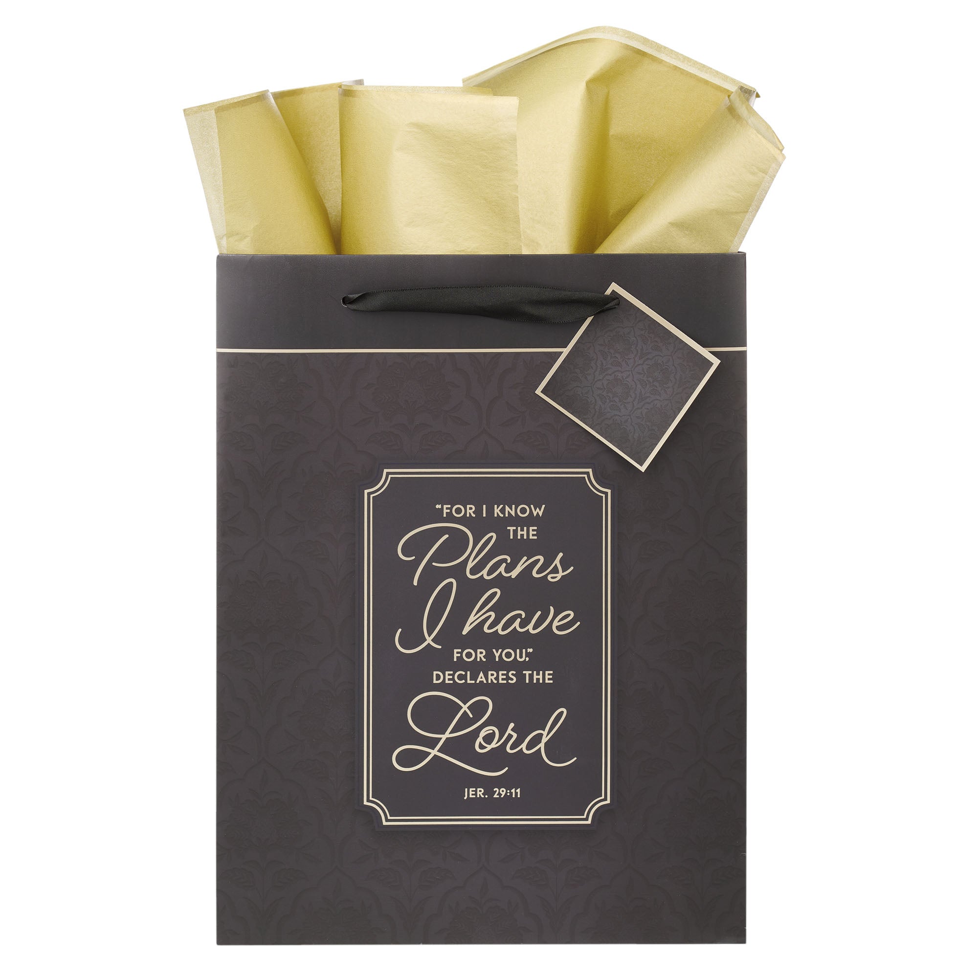 Gift Bag, Large Portrait (I know the Plans Graphite Collection)