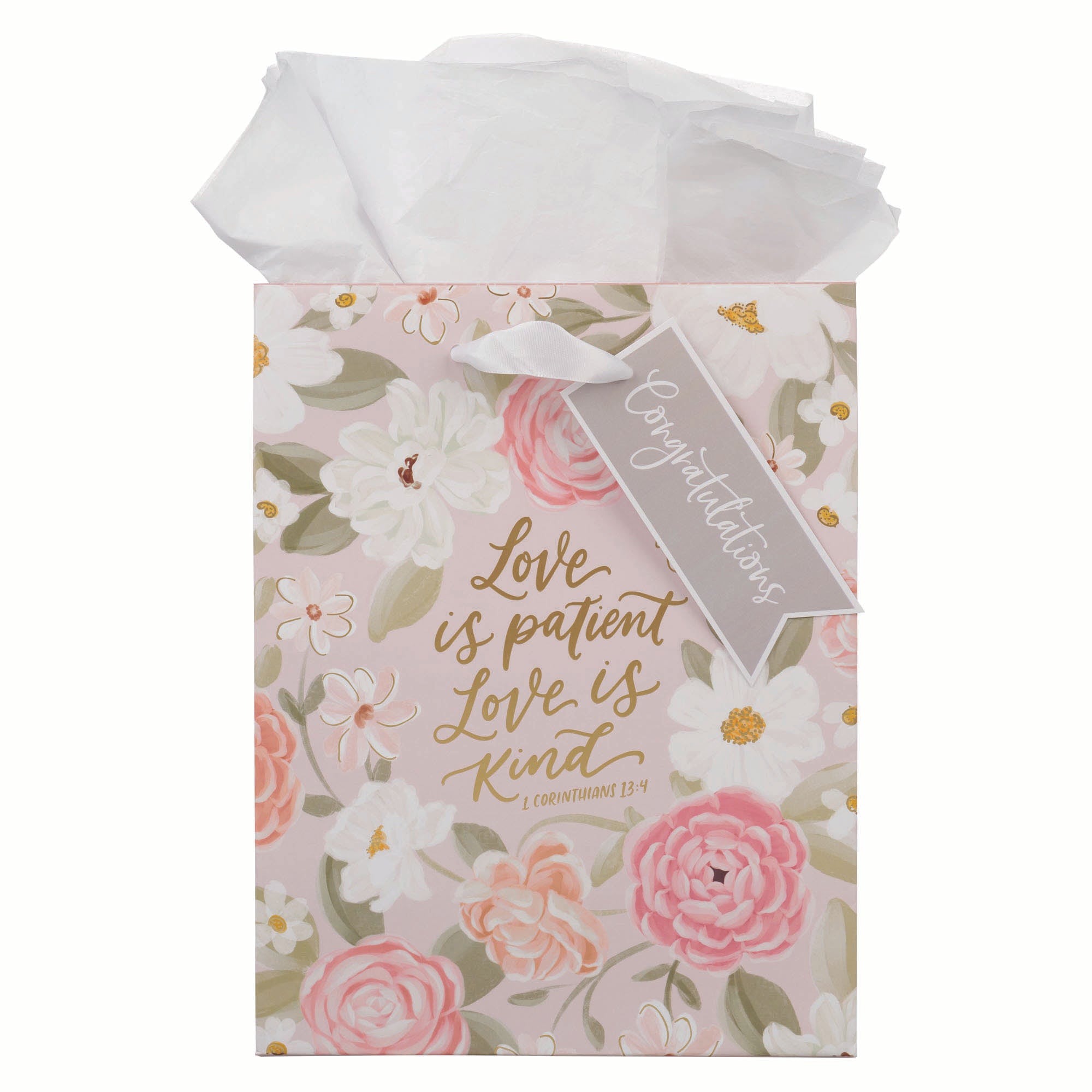Gift Bag, Medium: Love is Patient Love is Kind 1 Cor. 13:4