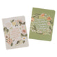 Notebook, Medium (Set of 2): Every Good & Perfect Gift & Rejoice in Hope, Floral