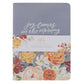 Notebook, Medium (Set of 2): Joy Comes in the Morning & My Grace is Sufficient, Floral