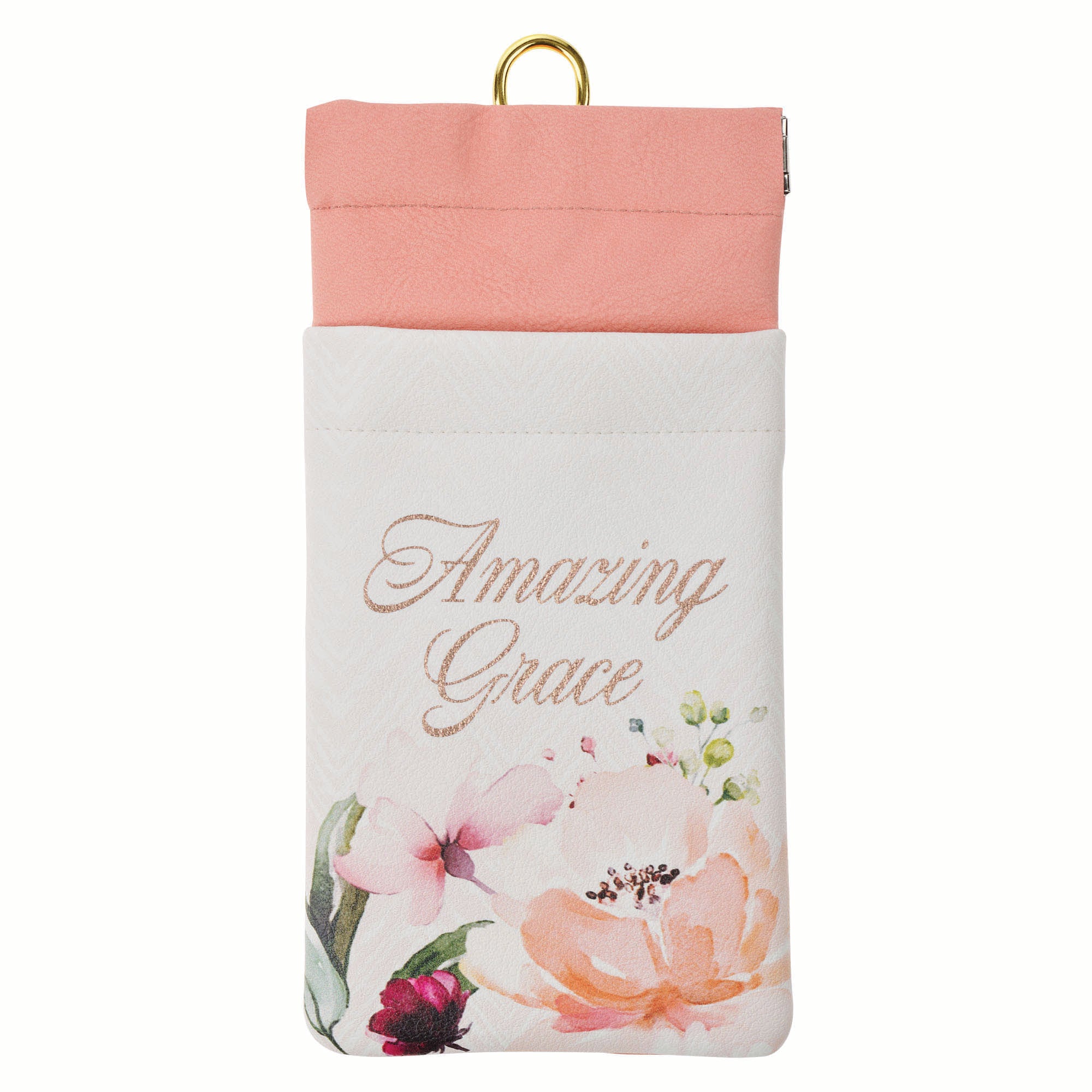 Eyeglass Case: Amazing Grace, Coral