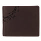 Leather Wallet: Crown of Thorns/Amazing Grace, Brown