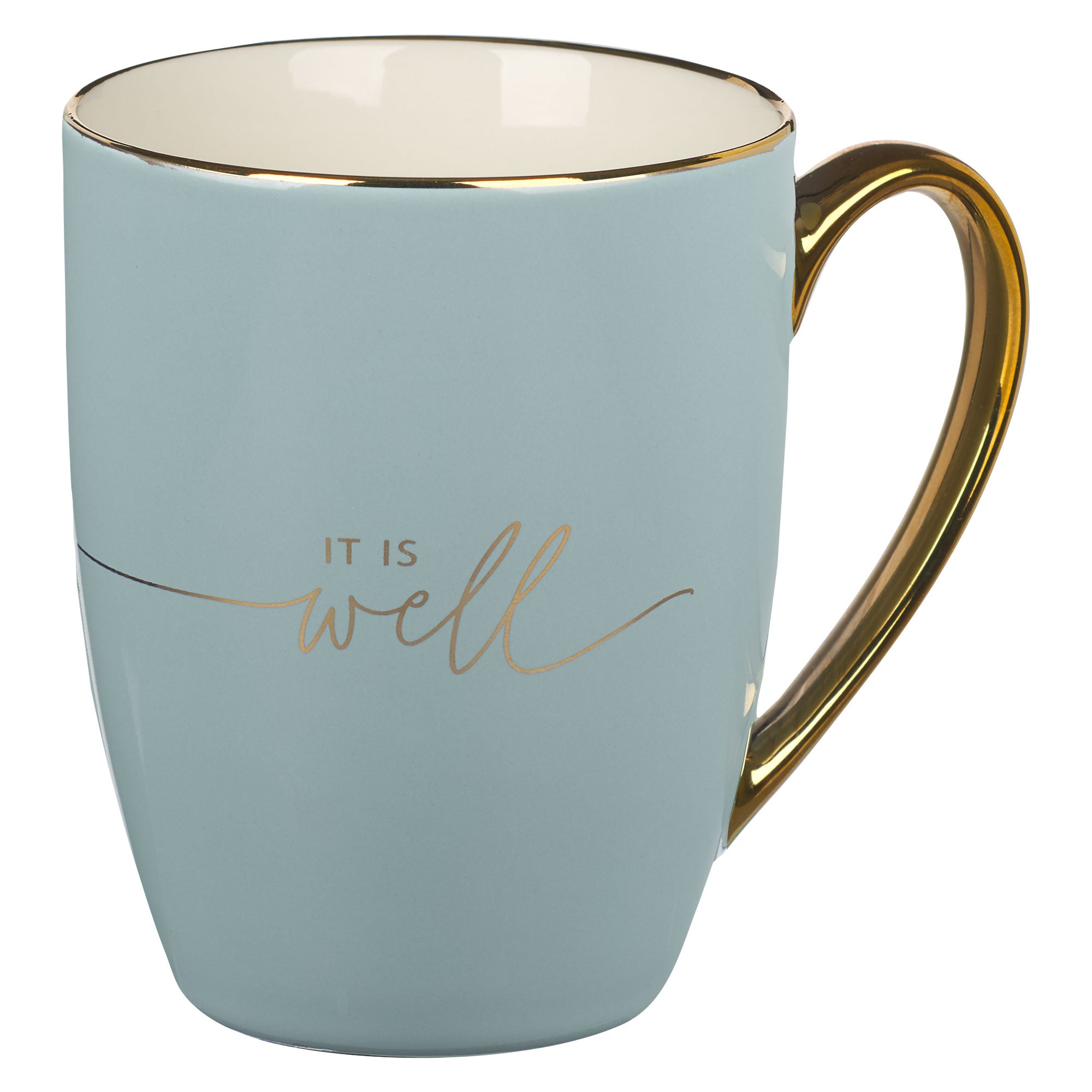 Ceramic Mug, 355 ML: It is Well, Blue
