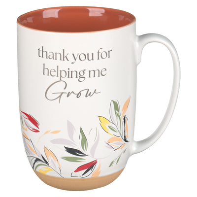 Ceramic Mug: Teacher - Thank You for Helping, Comes in a Corrugated Box