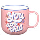 Ceramic Mug: You Got This, Pink, Comes in a Corrugated Box
