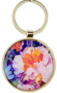Metal Keyring in Tin: A Sweet Friendship (Watercolor Garden Collection)