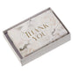 Boxed Cards: Thank You, 20 cards/envelopes, White Roses (Ivory Love Collection)