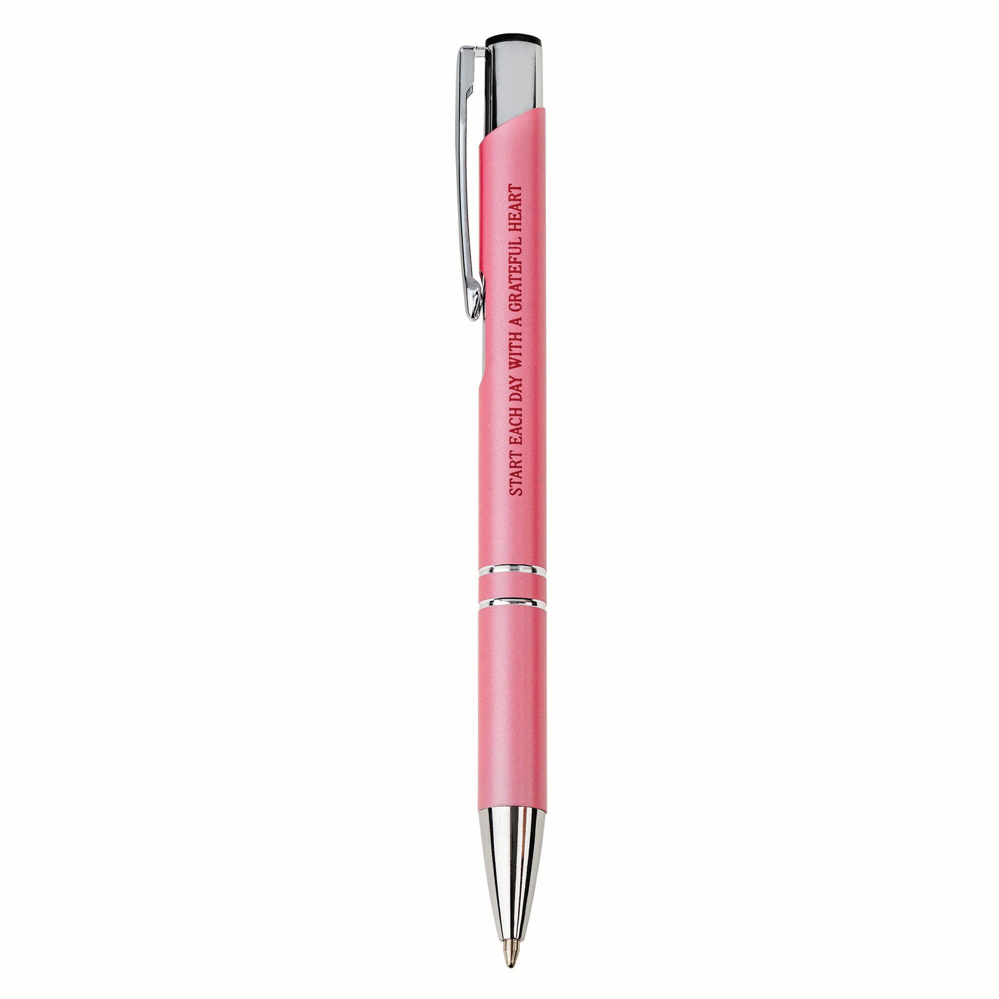 Pen in Case: Pink Grateful Heart