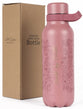Water Bottle, Stainless Steel: Pink Walk by Faith