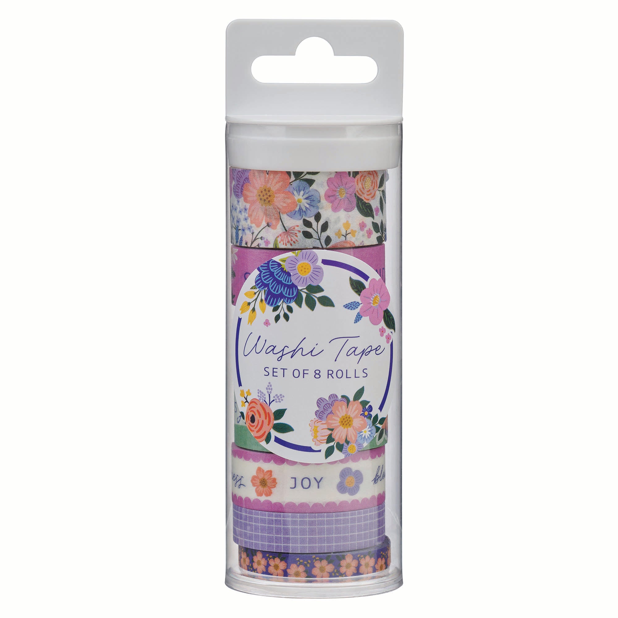 Washi Tape (8 Roll Set): Blooms of Joy