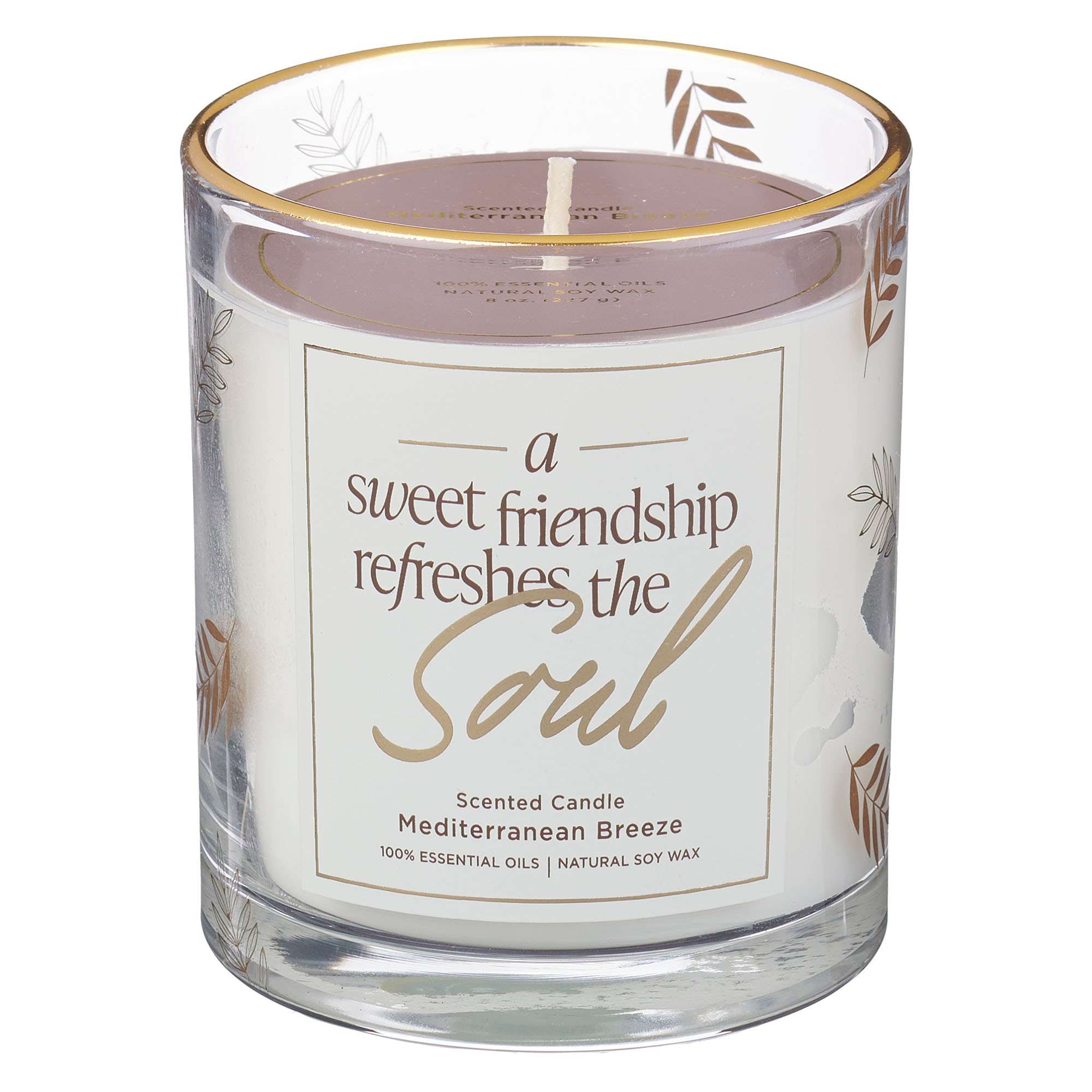 Glass Candle: A Sweet Friendship Refreshes the Soul