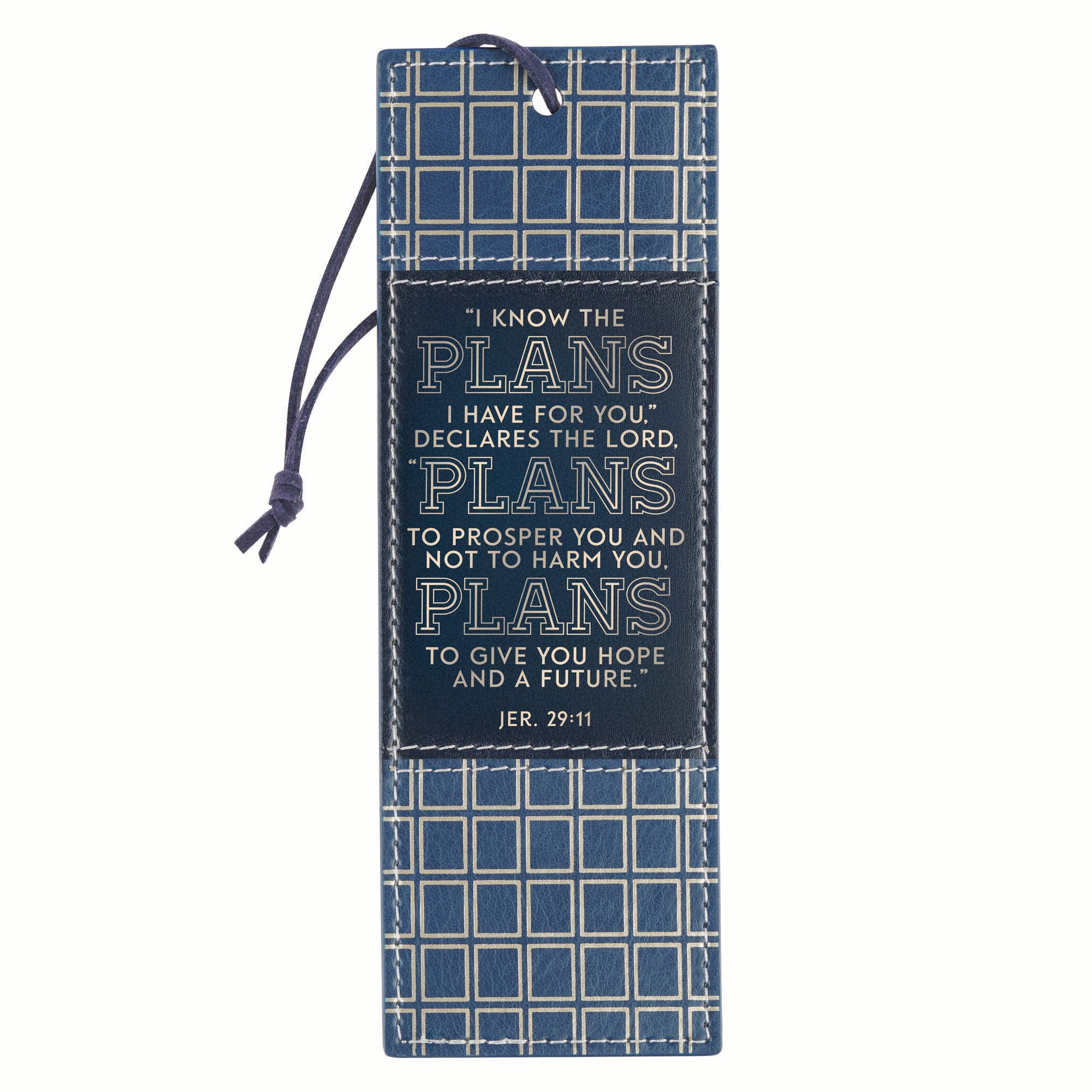 Bookmark Faux Leather: Grad Plans Jer. 29:11