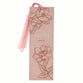 Bookmark Faux Leather: Pink Trust Prov. 3:5