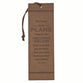 Bookmark Faux Leather: I Know the Plans Jer. 29:11